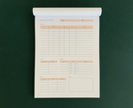 Infant Daily Log Notepad